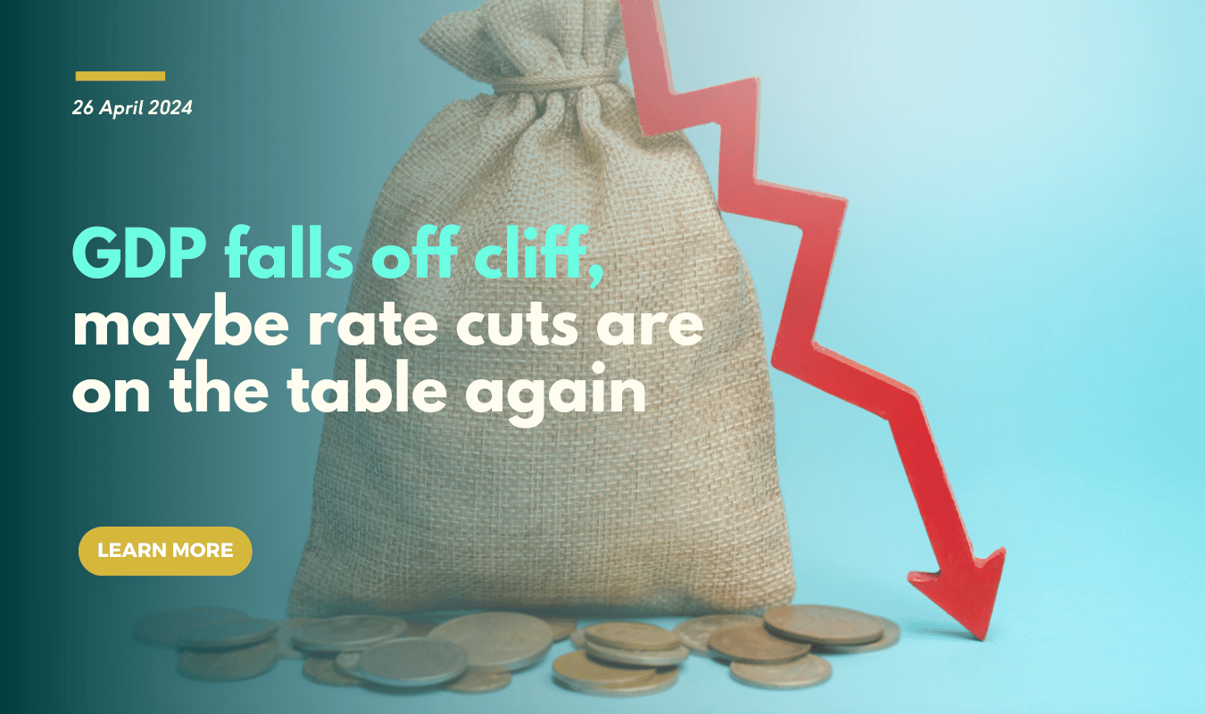 GDP falls off cliff, maybe rate cuts are on the table again