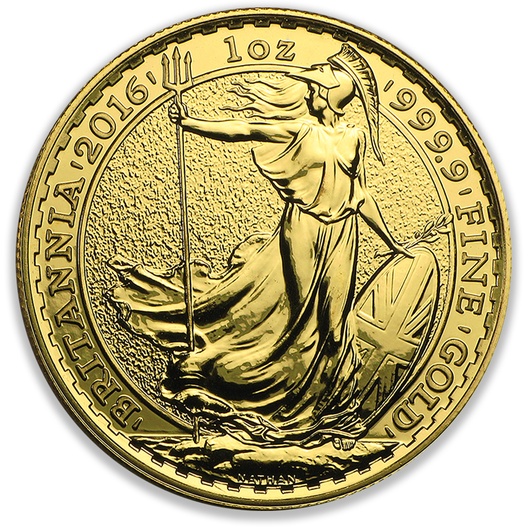 1oz Royal Mint Gold Britannia Coin (Random Years)