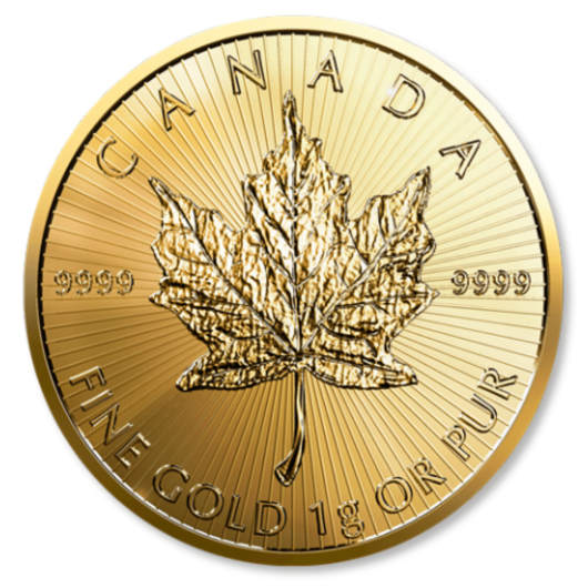 1g Canadian Gold Maple Leaf