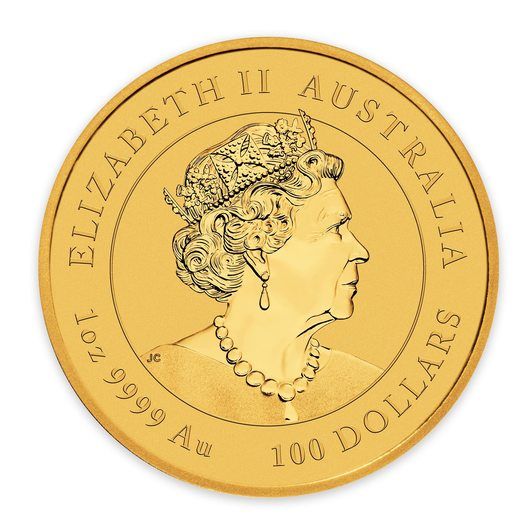 2023 1oz Perth Mint Gold Lunar Rabbit Coin Series 3