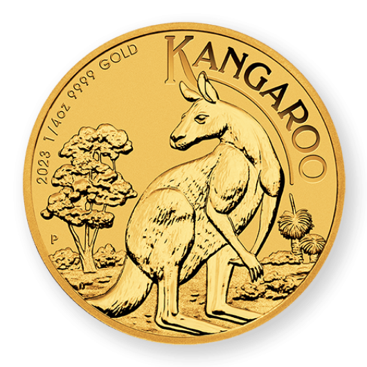 2023 1/4oz Perth Mint Gold Kangaroo Coin