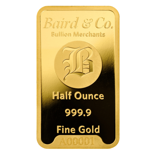1/2oz Gold Minted Bar (Secondary)