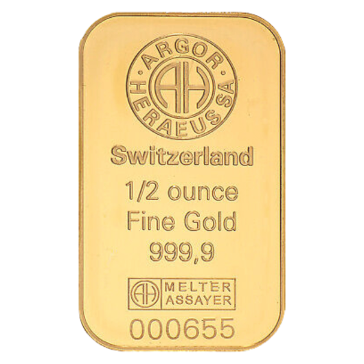 1/2oz Gold Minted Bar (Secondary)