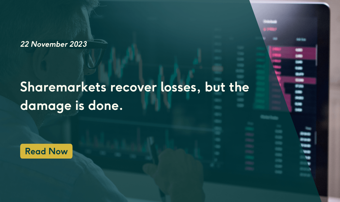 Sharemarkets recover losses, but the damage is done