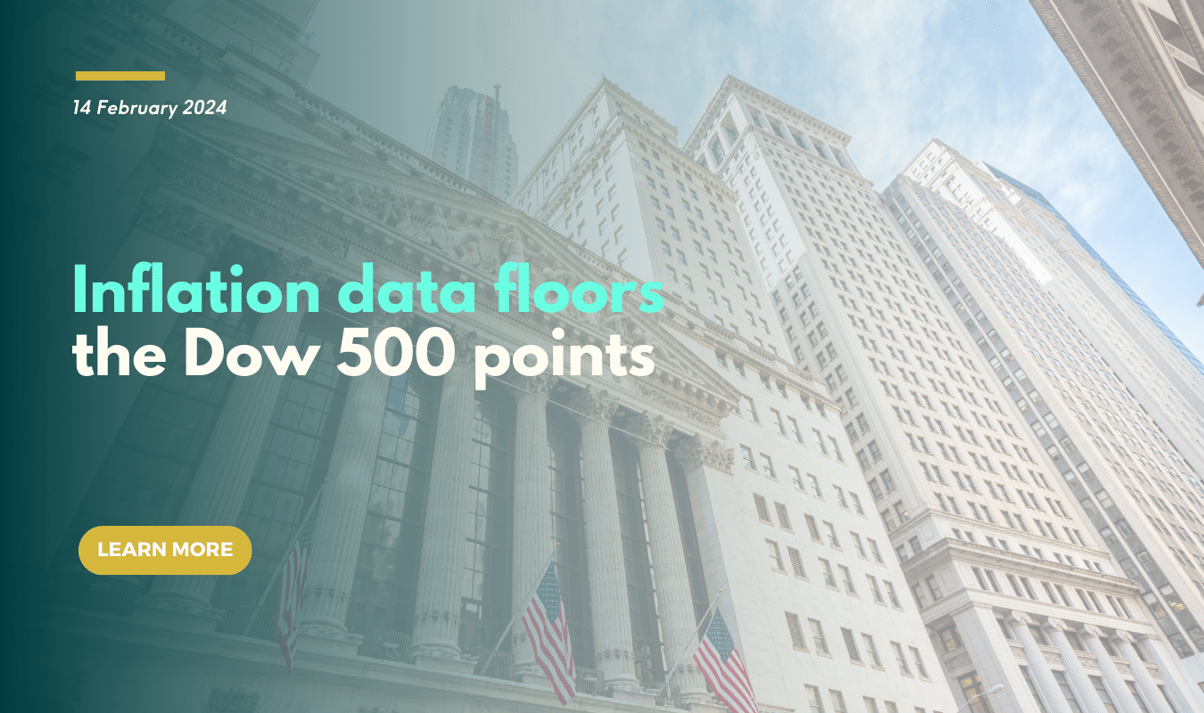 Inflation data floors the Dow 500 points