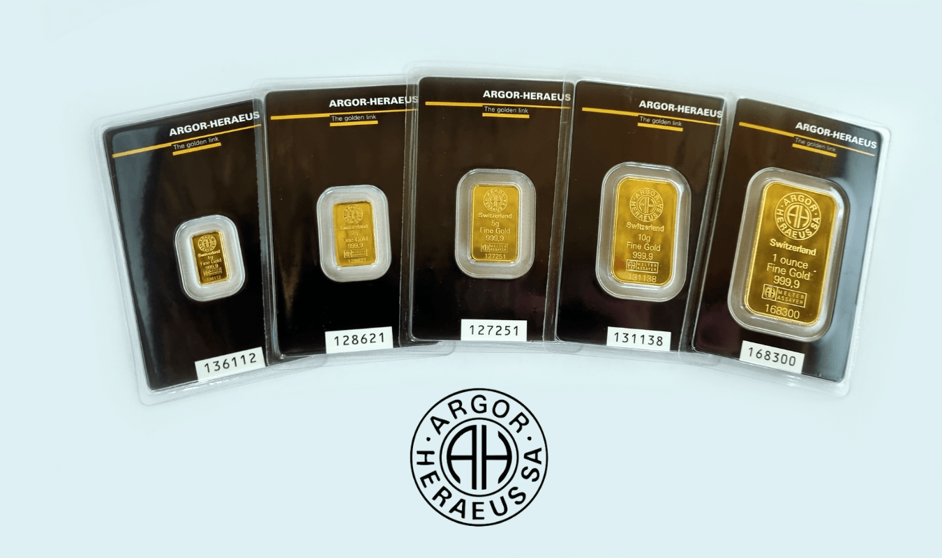 Jaggards Launches Exciting New Range of Gold Minted Kinebars from World-Renowned Refiner Argor-Heraeus
