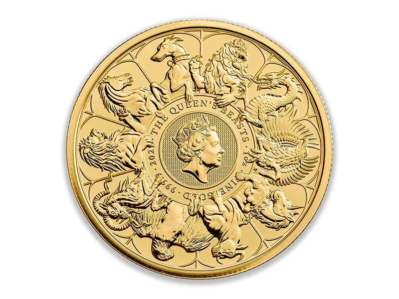 Gold Queens Beasts Coins