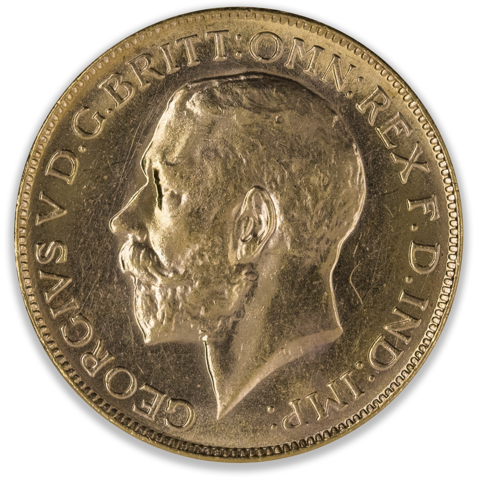 1927P George V Sovereign Nice Uncirculated