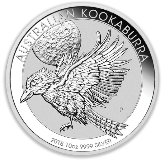 2018 10oz Perth Mint Silver Kookaburra Coin