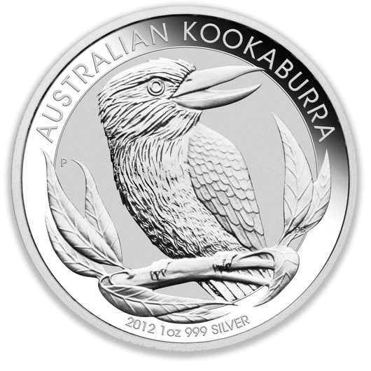 2012 1oz Perth Mint Silver Kookaburra Coin