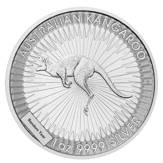 1oz Perth Mint Silver Kangaroo Coin (Random Years)