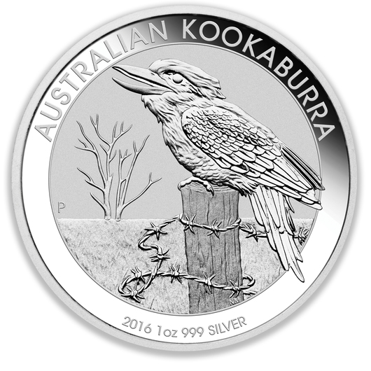 2016 1oz Perth Mint Silver Kookaburra Coin