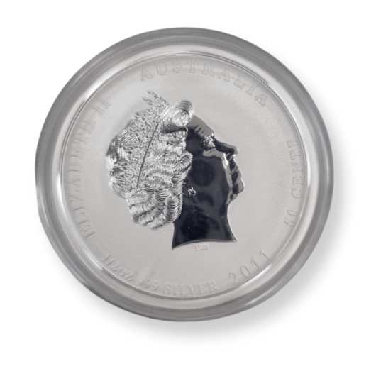 2011 1/2oz Perth Mint Silver Lunar Rabbit Coin