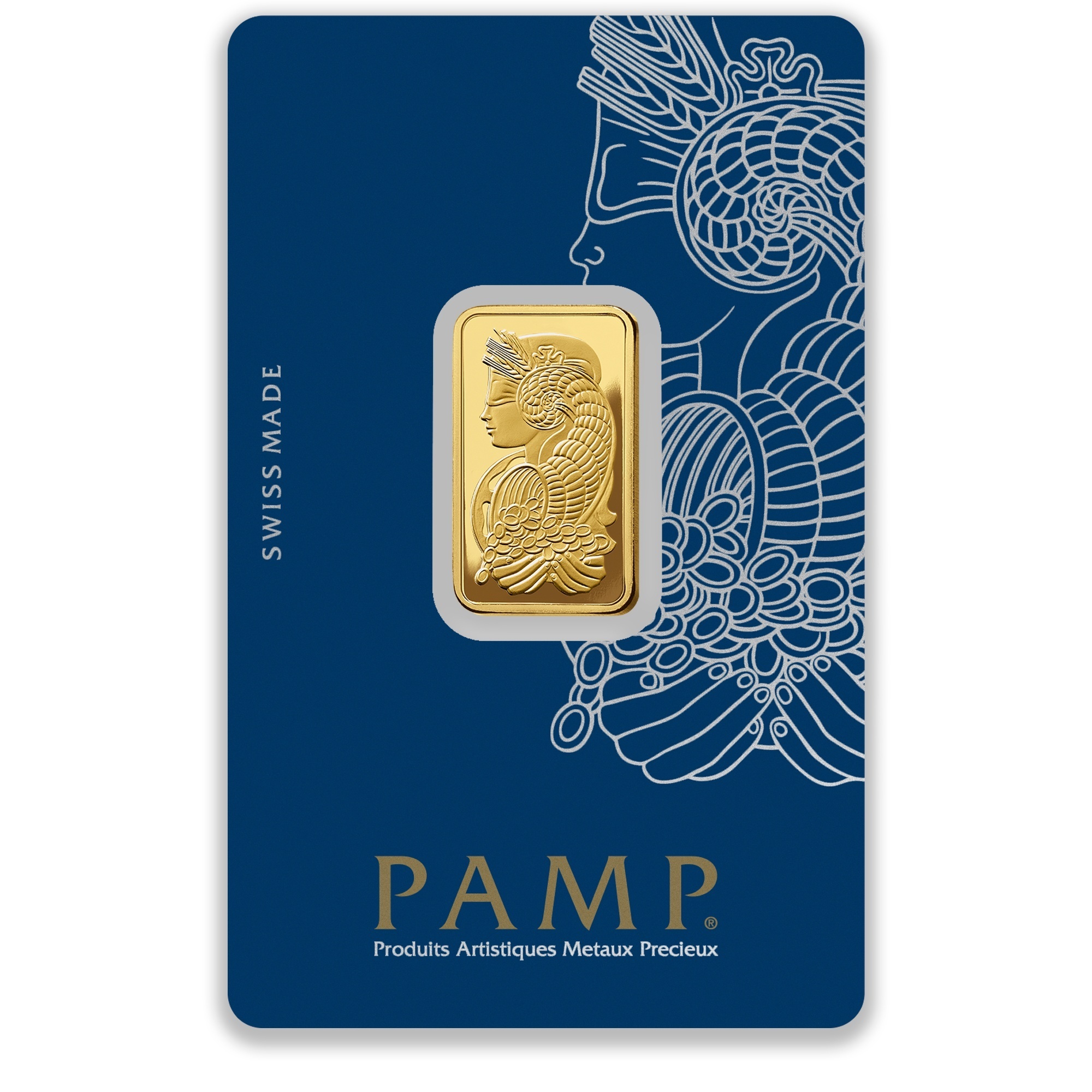 10g PAMP Lady Fortuna Gold Minted Bar