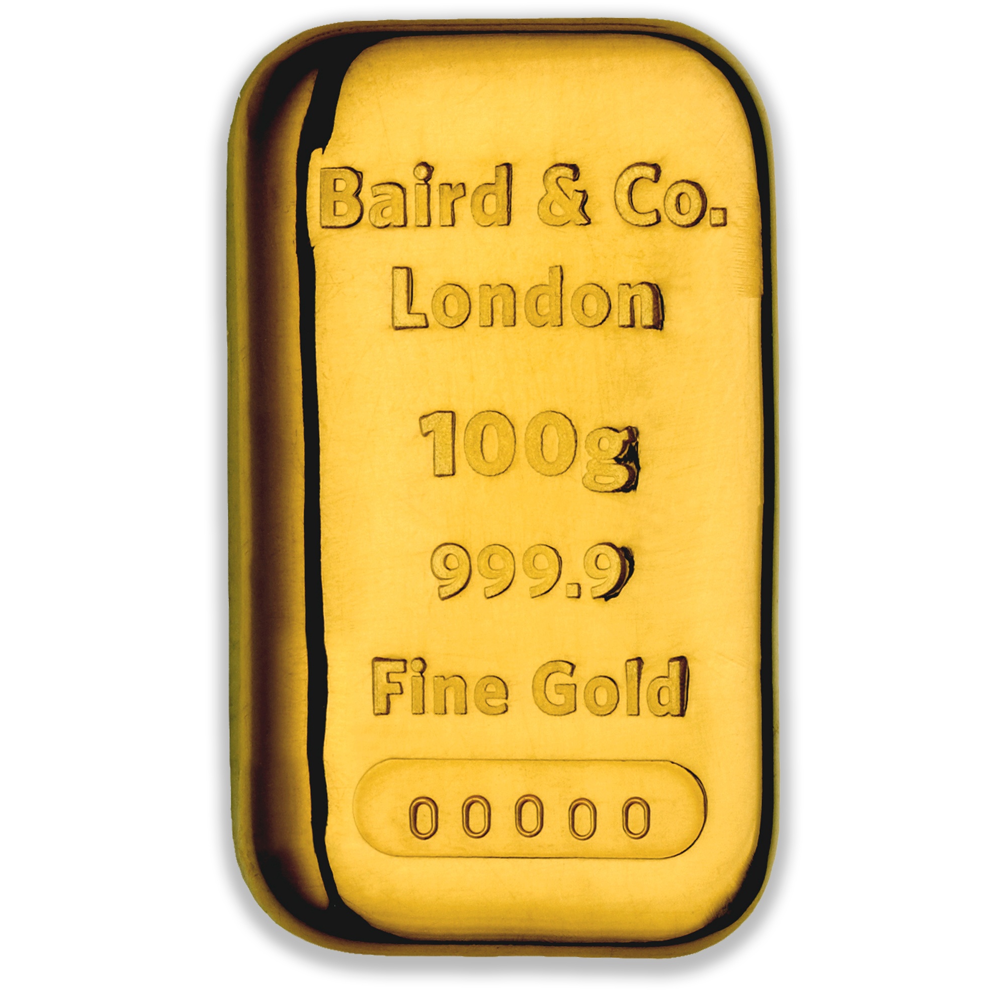 100g Baird & Co Gold Cast Bar
