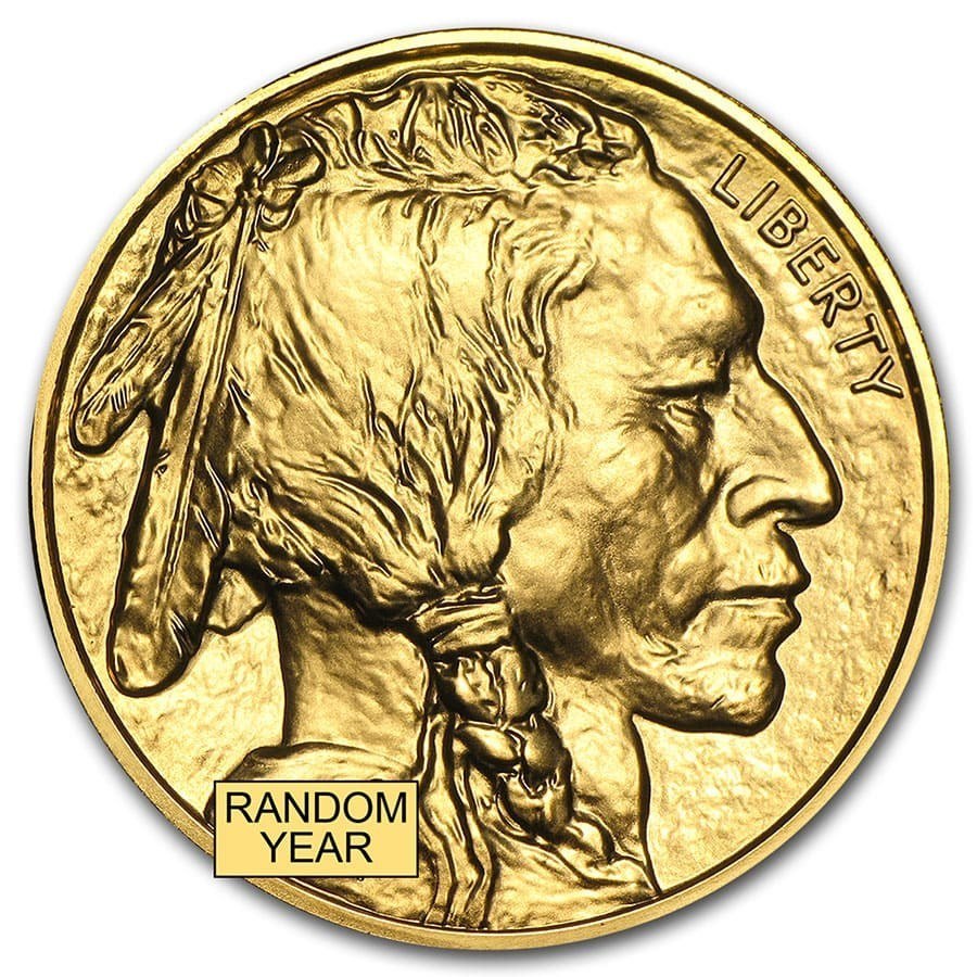 1oz USA Gold Buffalo Coin Random Year