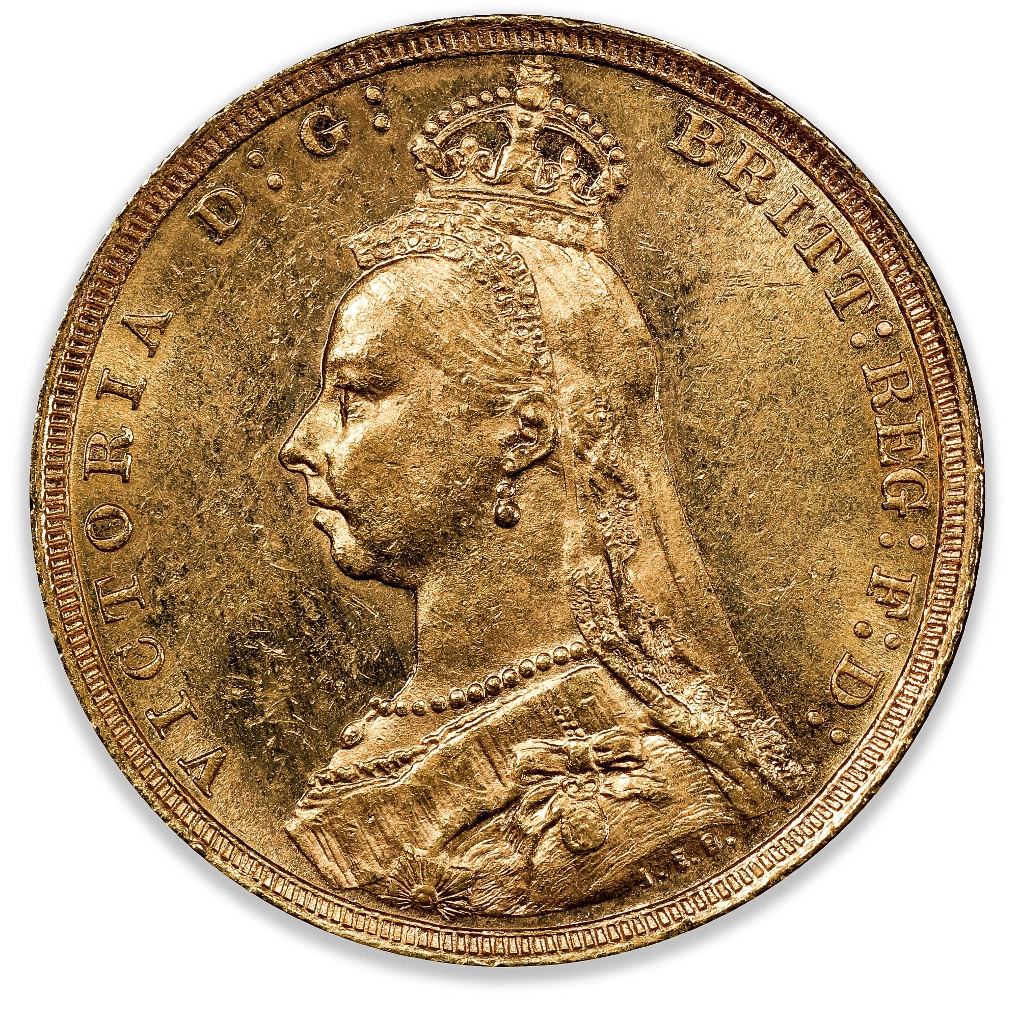 1892S Jubilee Head Sovereign PCGS MS62