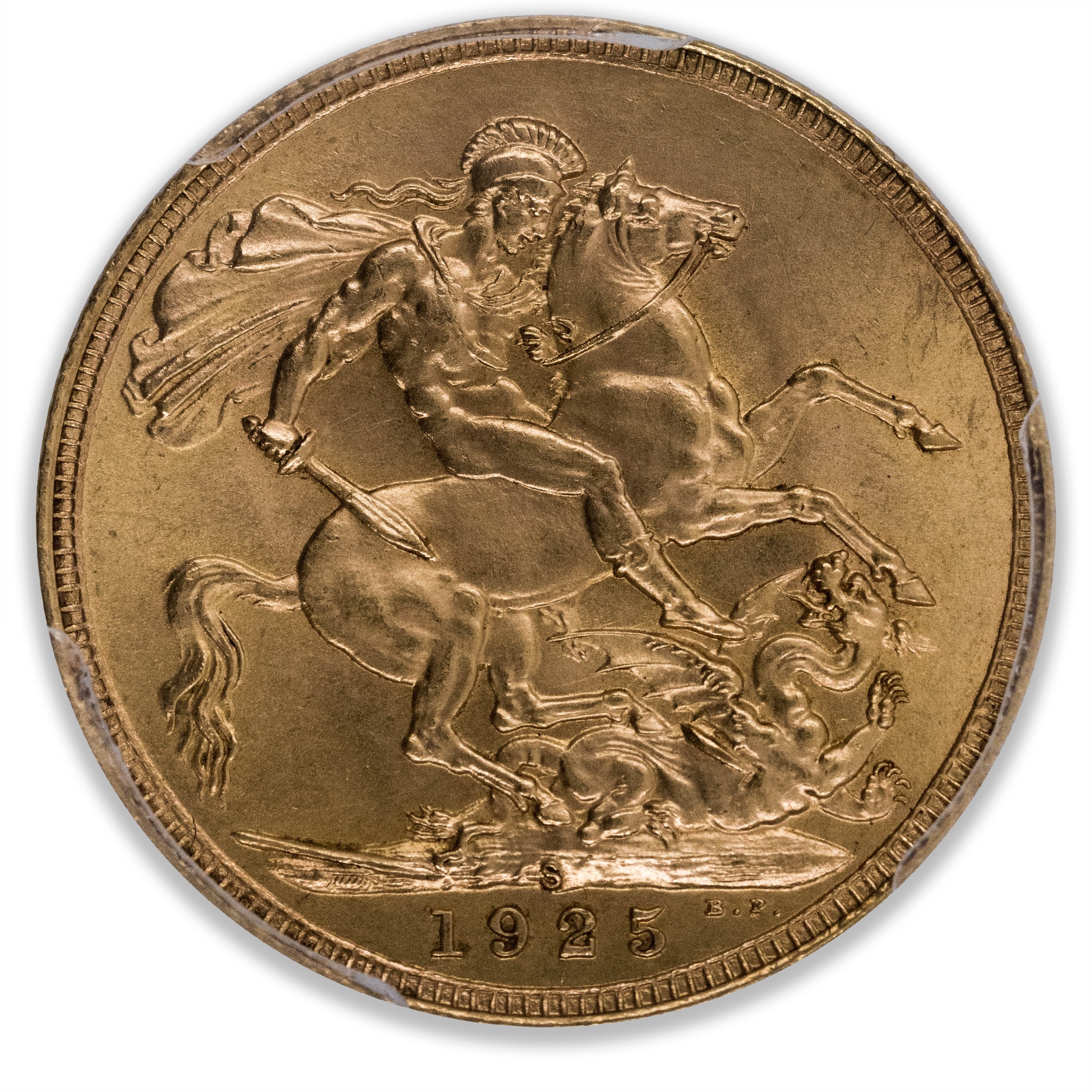 1925S George V Sovereign PCGS MS63