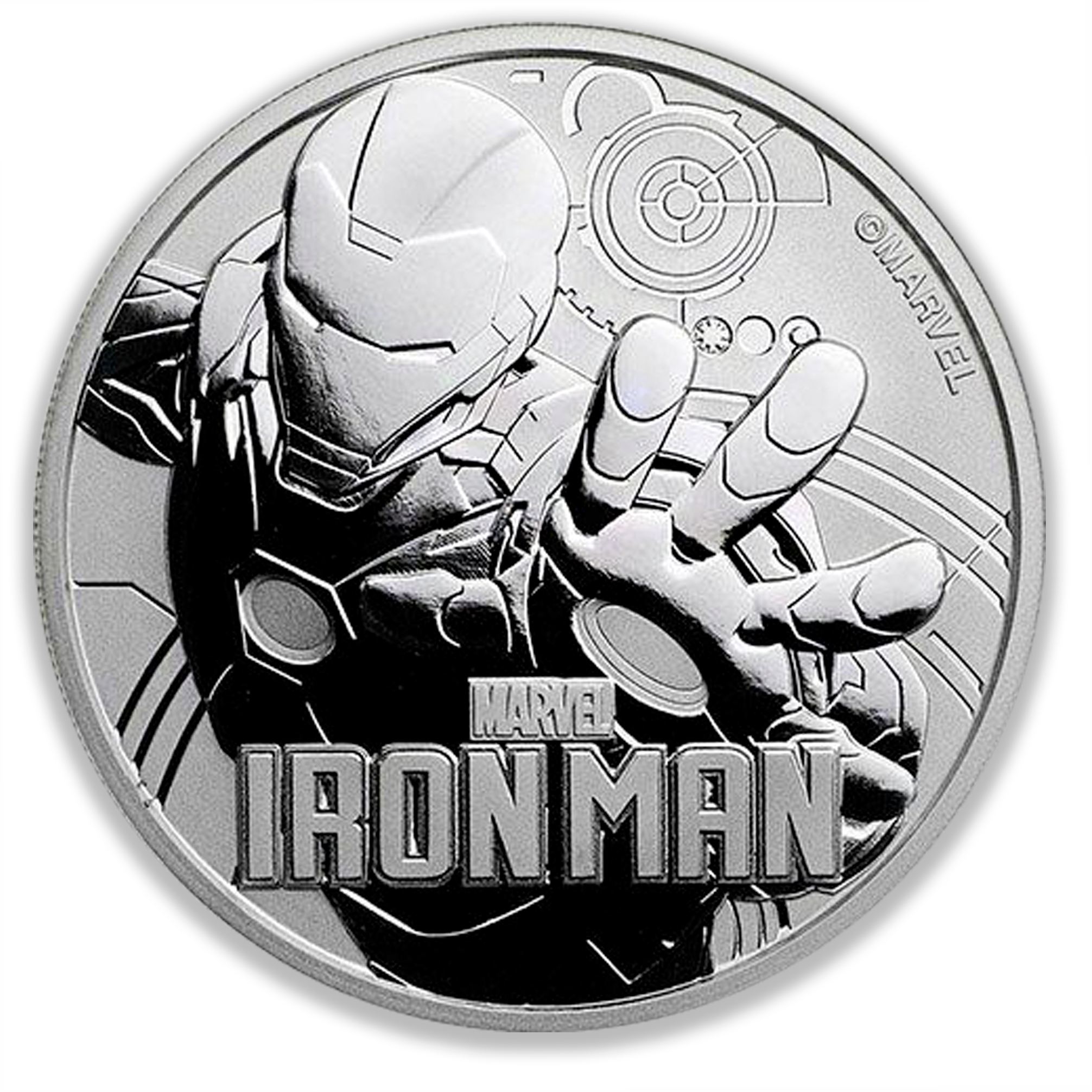 2018 1oz Silver Marvel Iron Man Coin