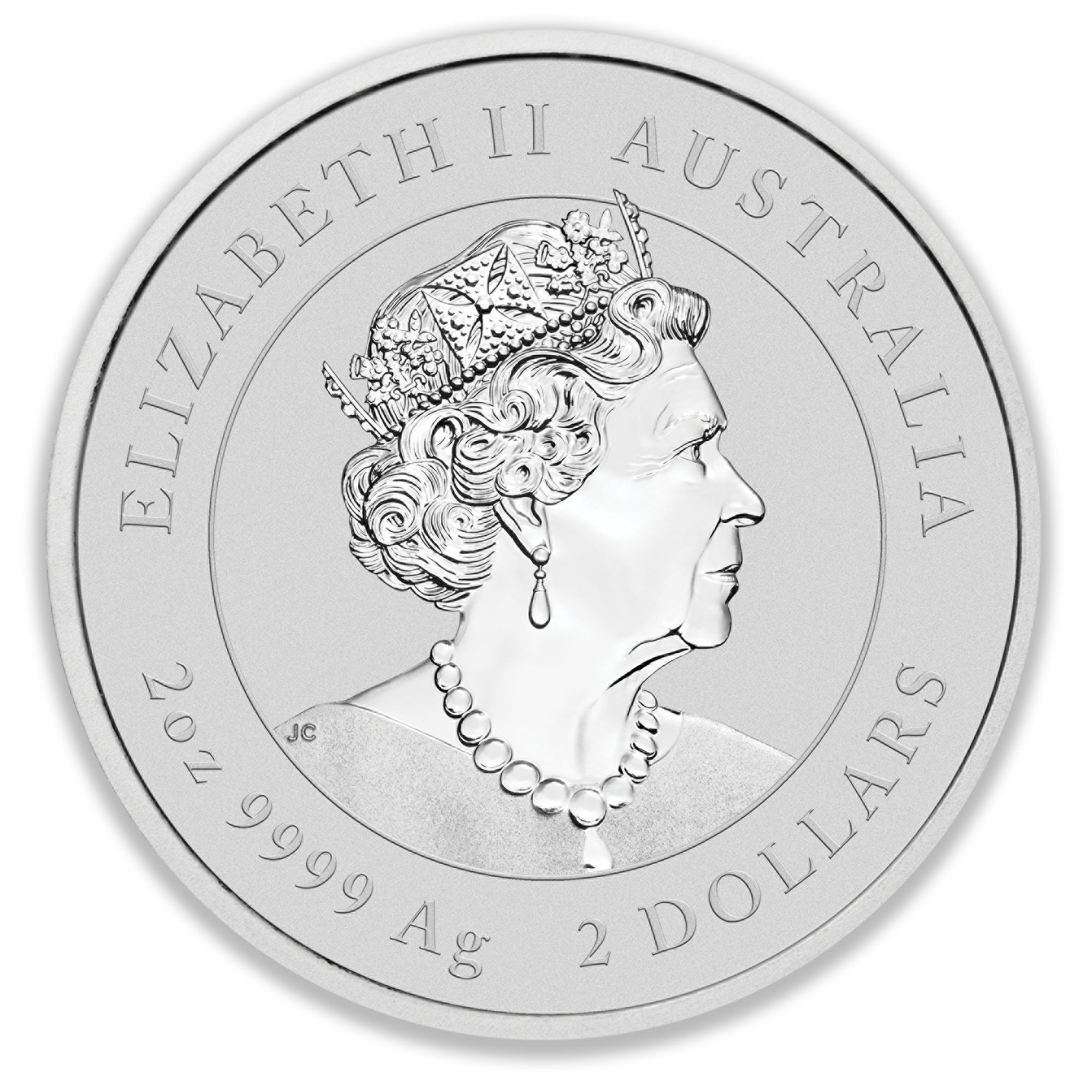 2022 2oz Perth Mint Silver Lunar Tiger Coin Series 3