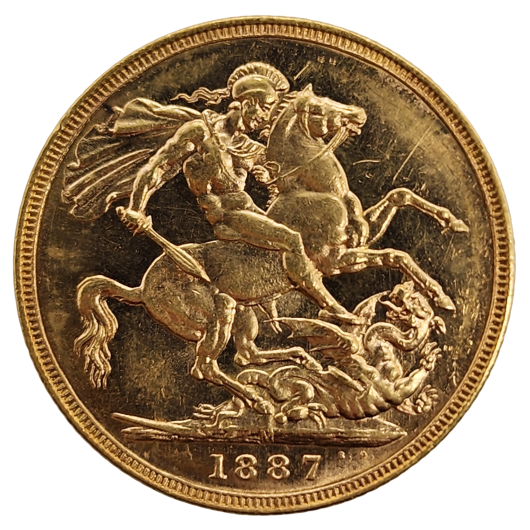1887M Jubilee Head Sovereign Uncirculated