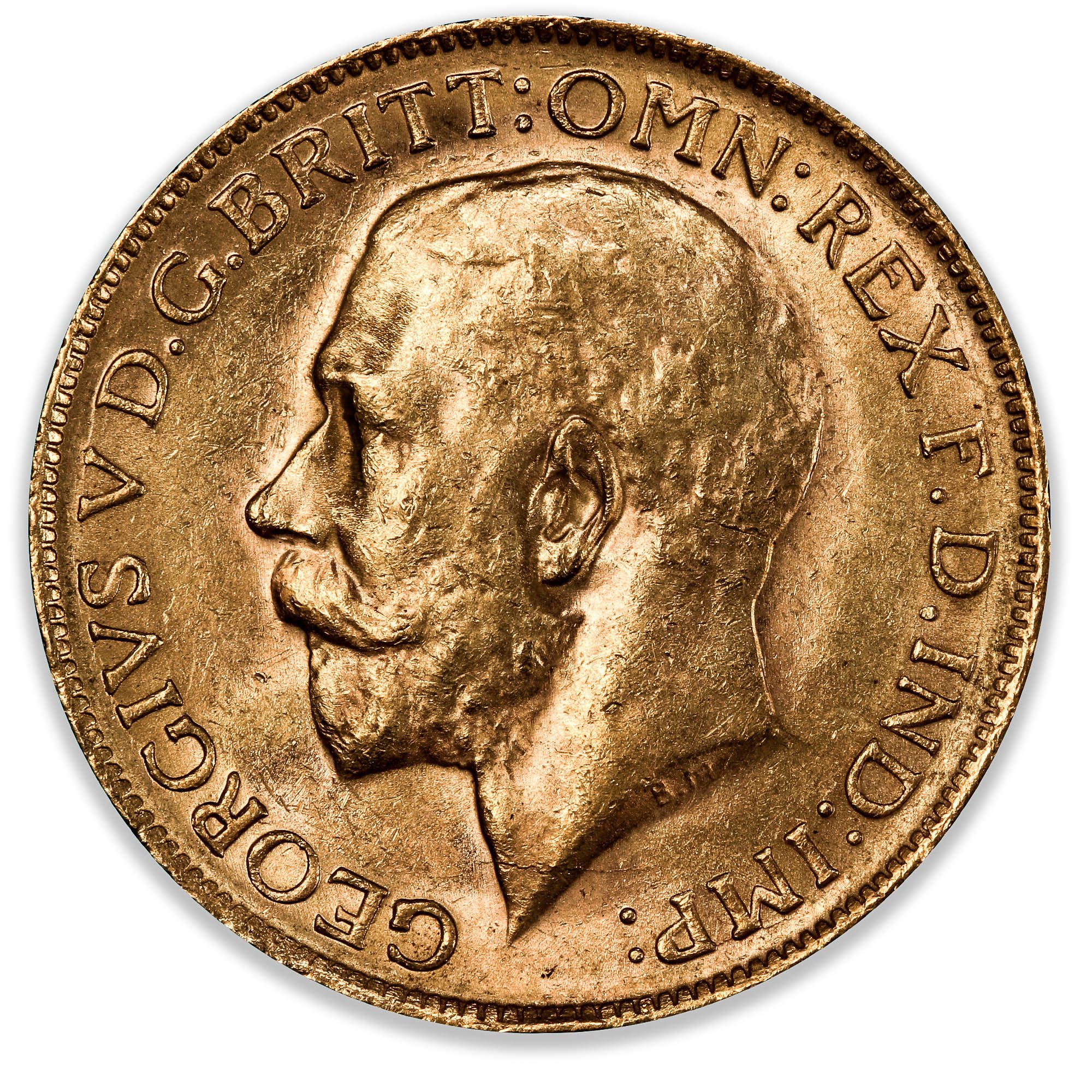 1925P King George V Gold Sovereig PCGS  MS61