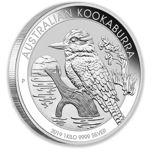 2019 1kg Perth Mint Silver Kookaburra Coin