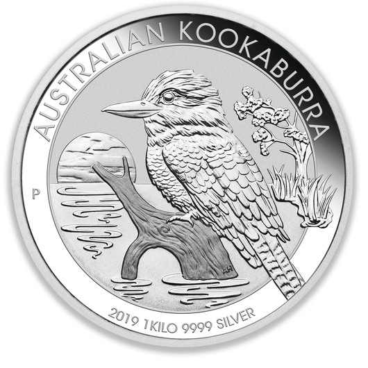 2019 1KG Perth Mint Silver Kookaburra Coin