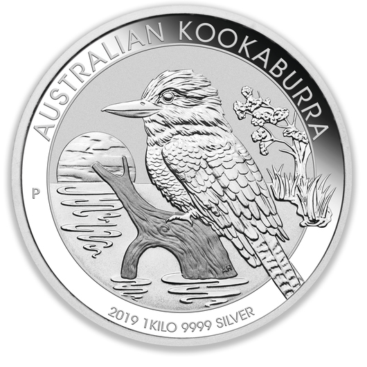 2019 1kg Perth Mint Silver Kookaburra Coin