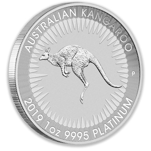 2019 1oz Perth Mint Platinum Kangaroo Coin