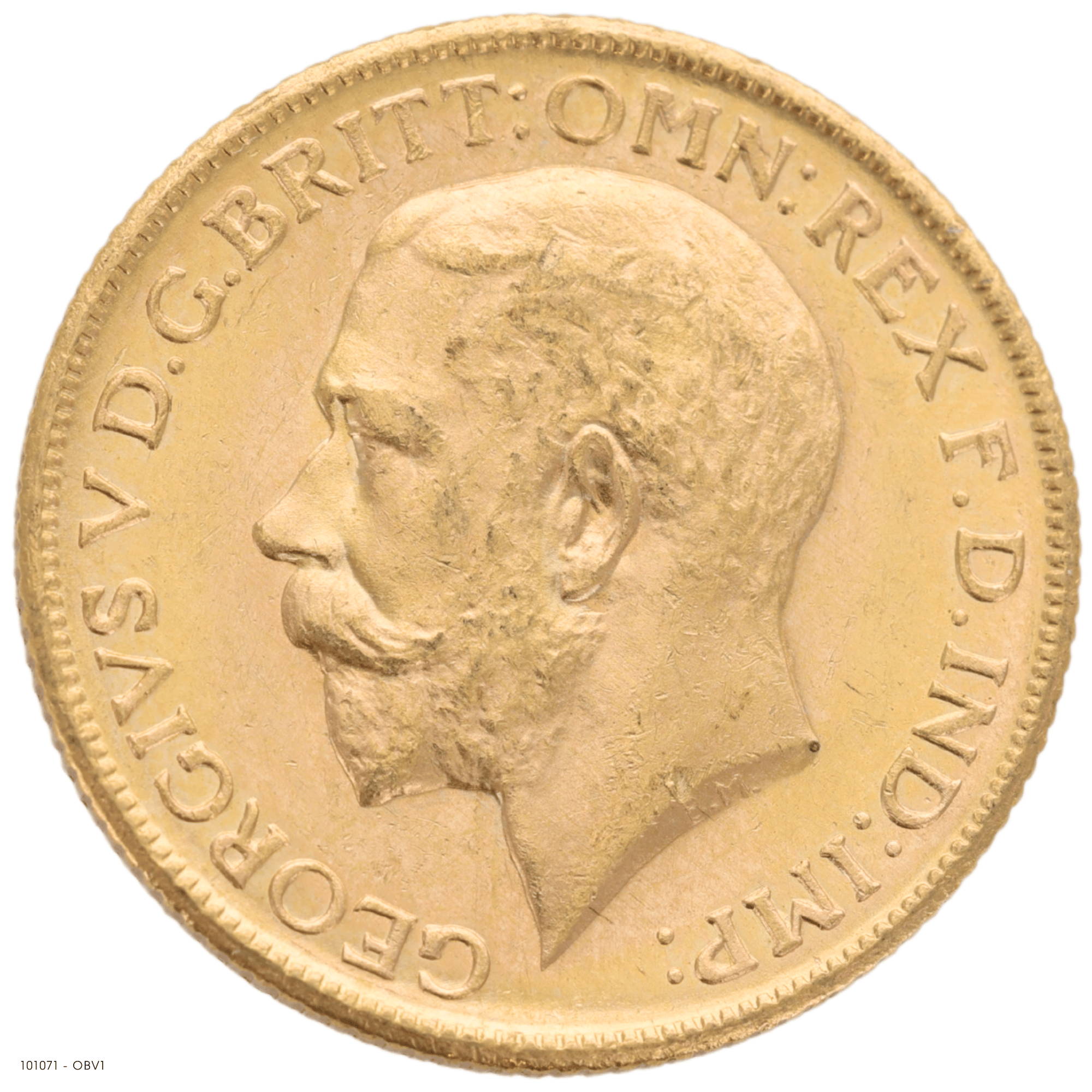 1912M King George V Gold Sovereign Uncirculated