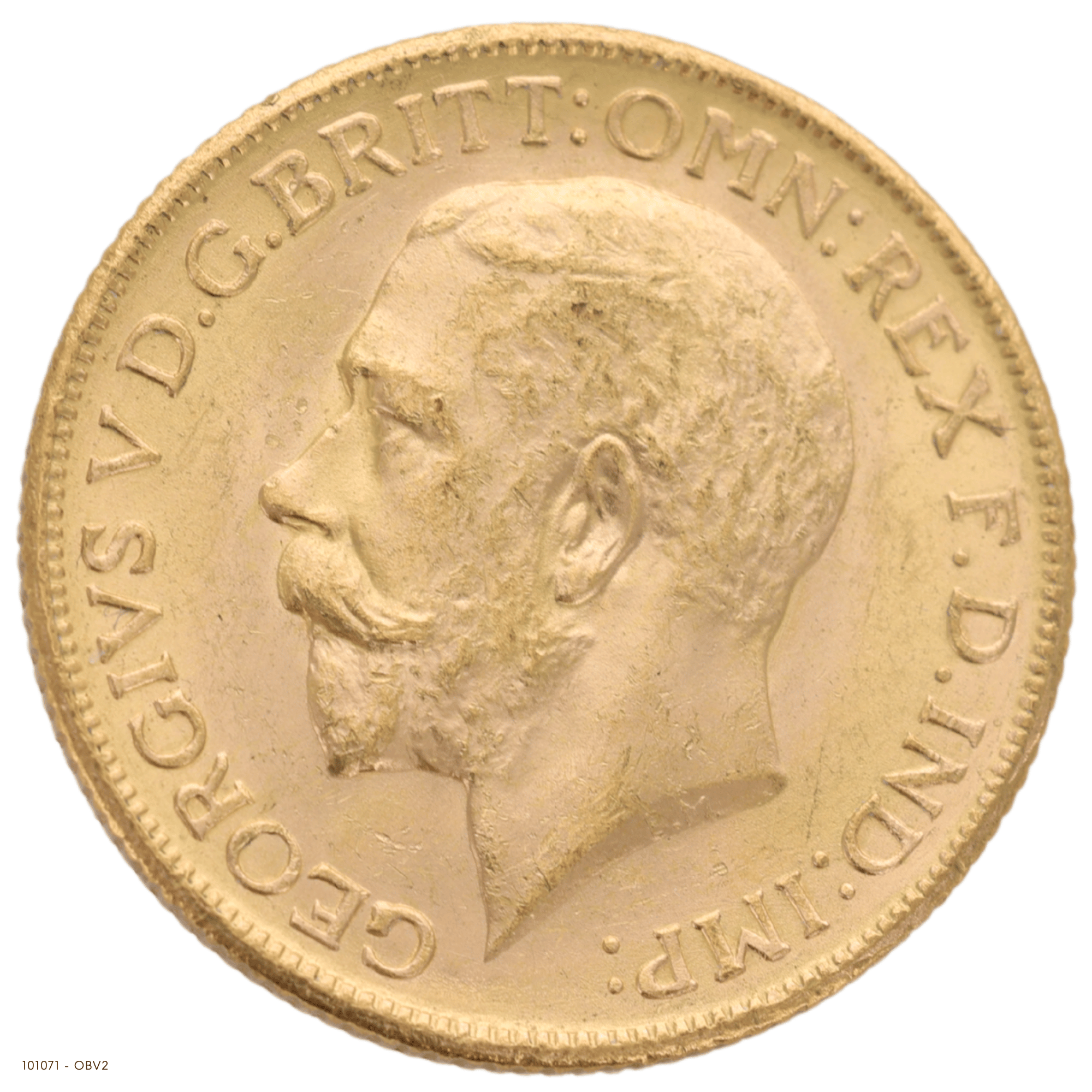 1912M King George V Gold Sovereign Uncirculated