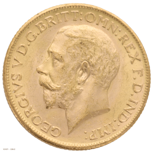1912M King George V Gold Sovereign Uncirculated