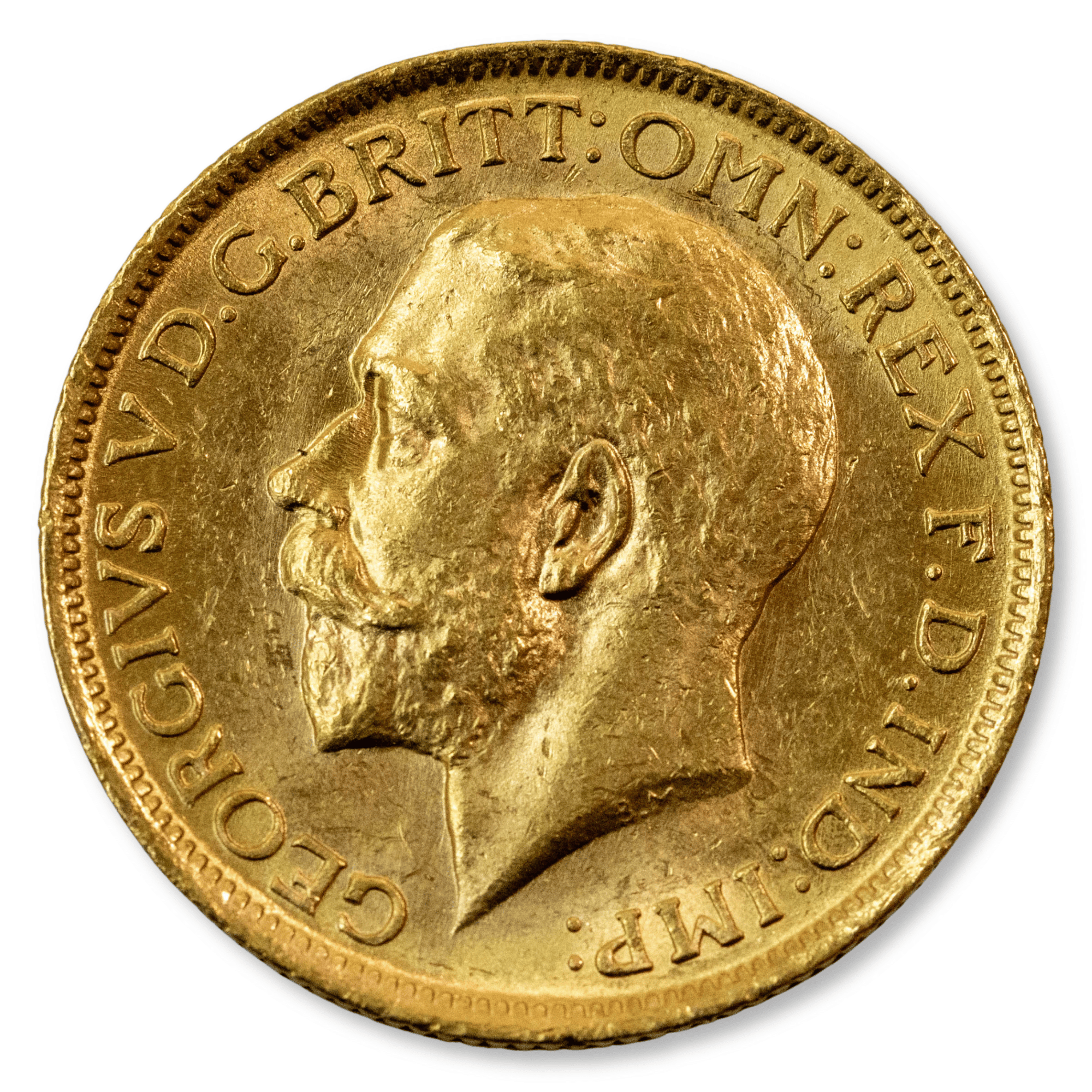 1914S George V Sovereign Uncirculated