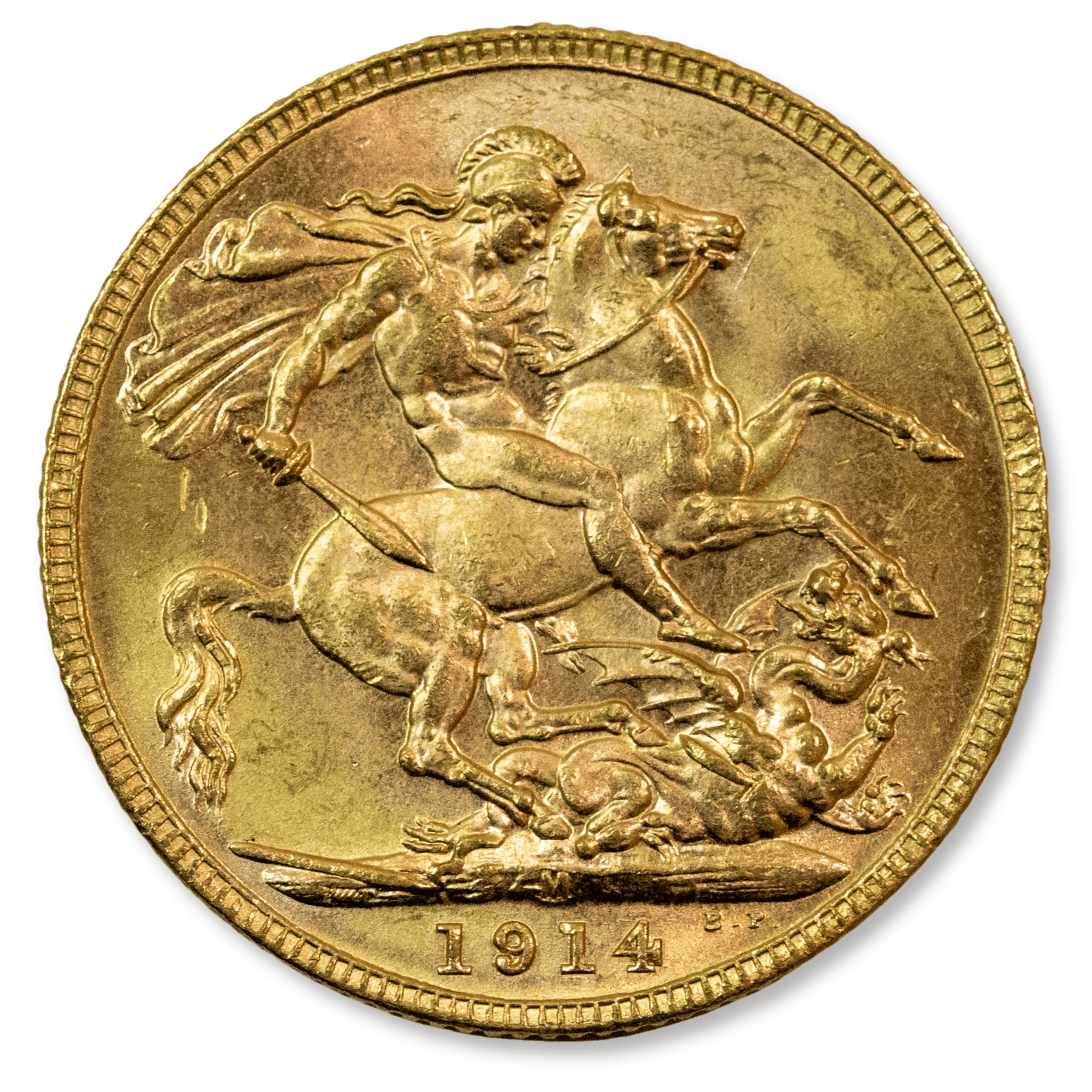 1914M George V Sovereign Uncirculated