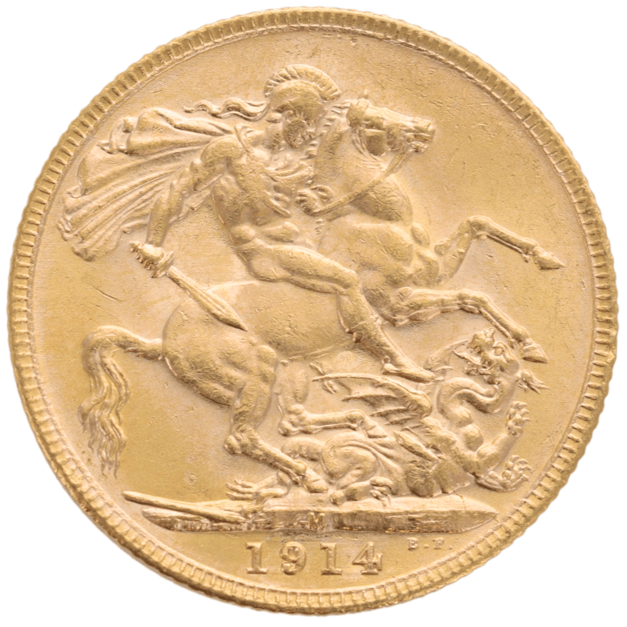1914M George V Sovereign Uncirculated