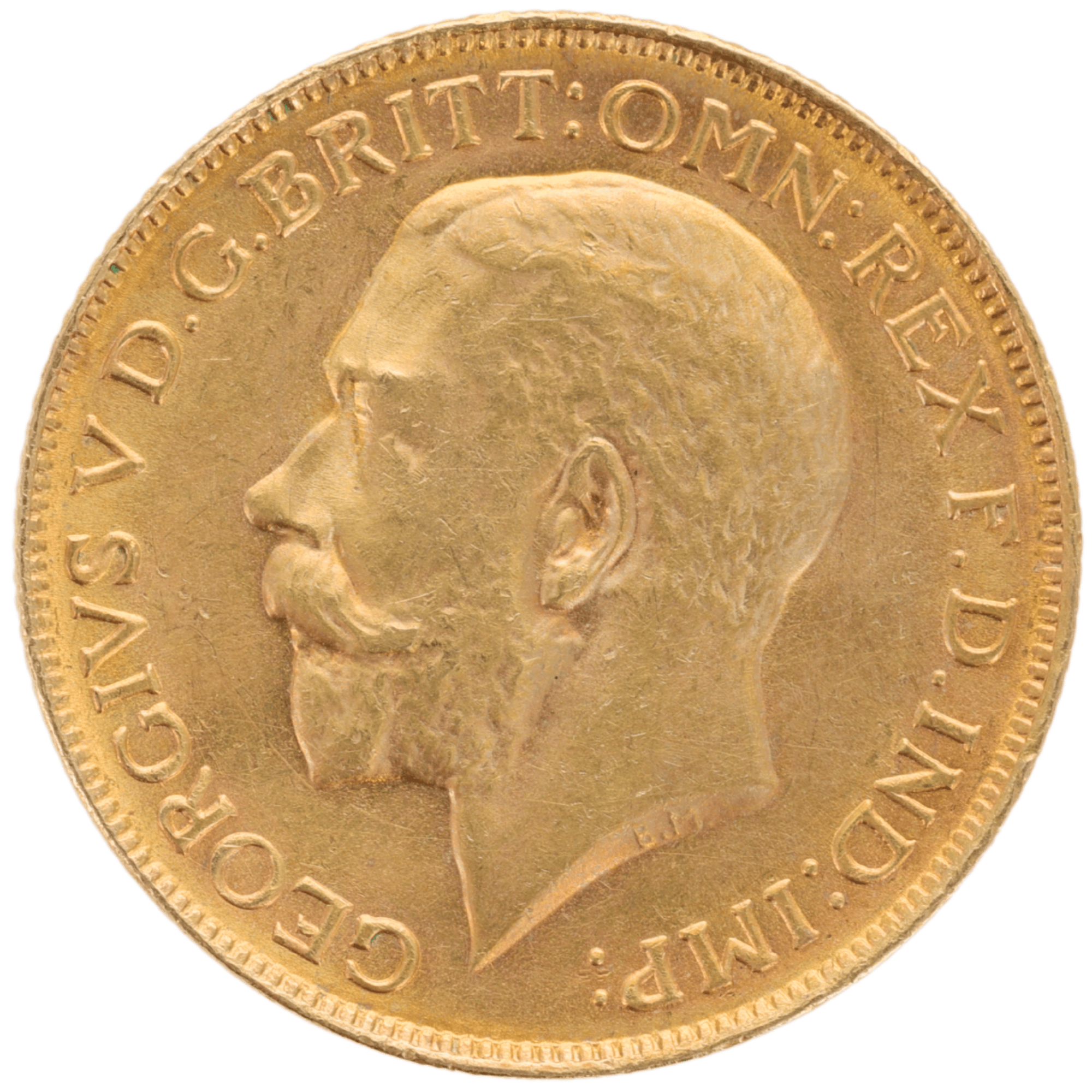 1926M George V Sovereign About Uncirculated