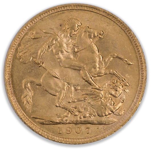 1907S Edward VII Sovereign Uncirculated