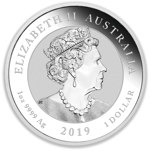 2019 1oz Perth Mint Double Dragon Silver Coin