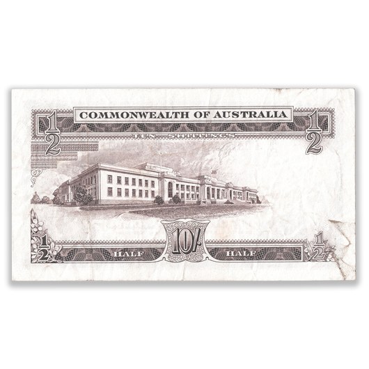 R17 1961 Ten Shilling Banknote Very Fine