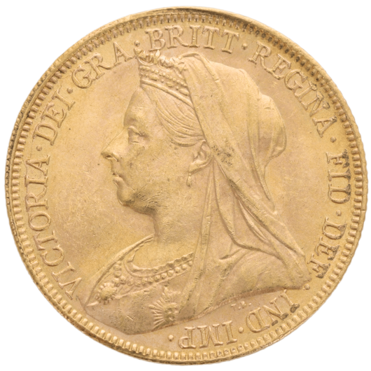 1900S Veil Head Sovereign Uncirculated
