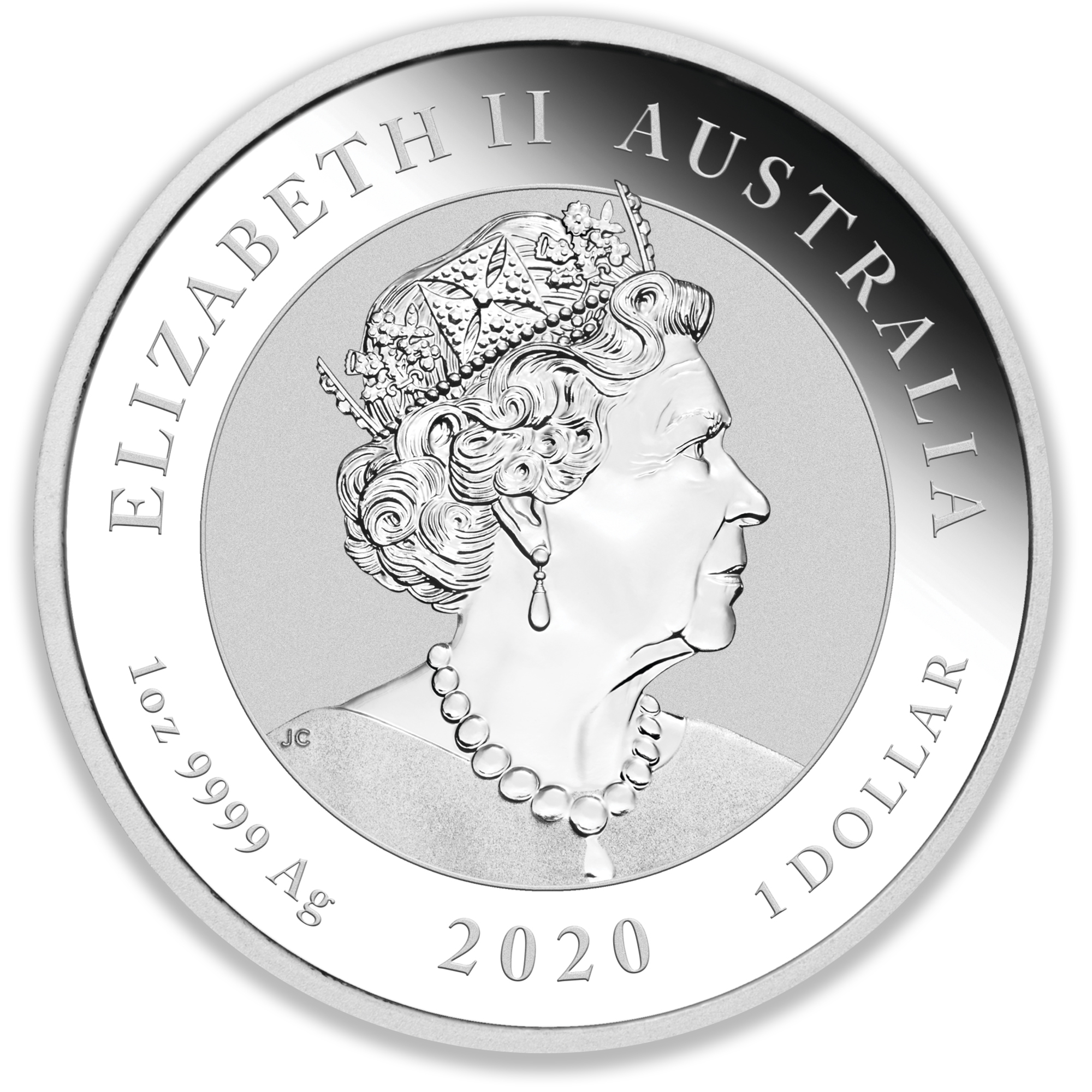 2020 1oz Perth Mint Silver Bull and Bear Coin