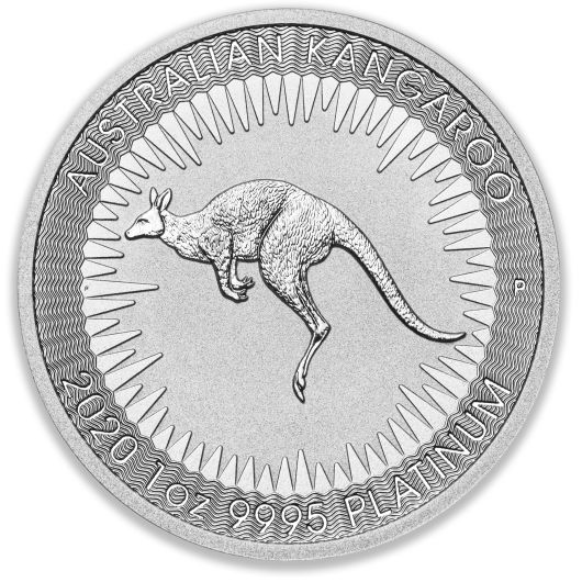 2020 1oz Perth Mint Platinum Kangaroo Coin