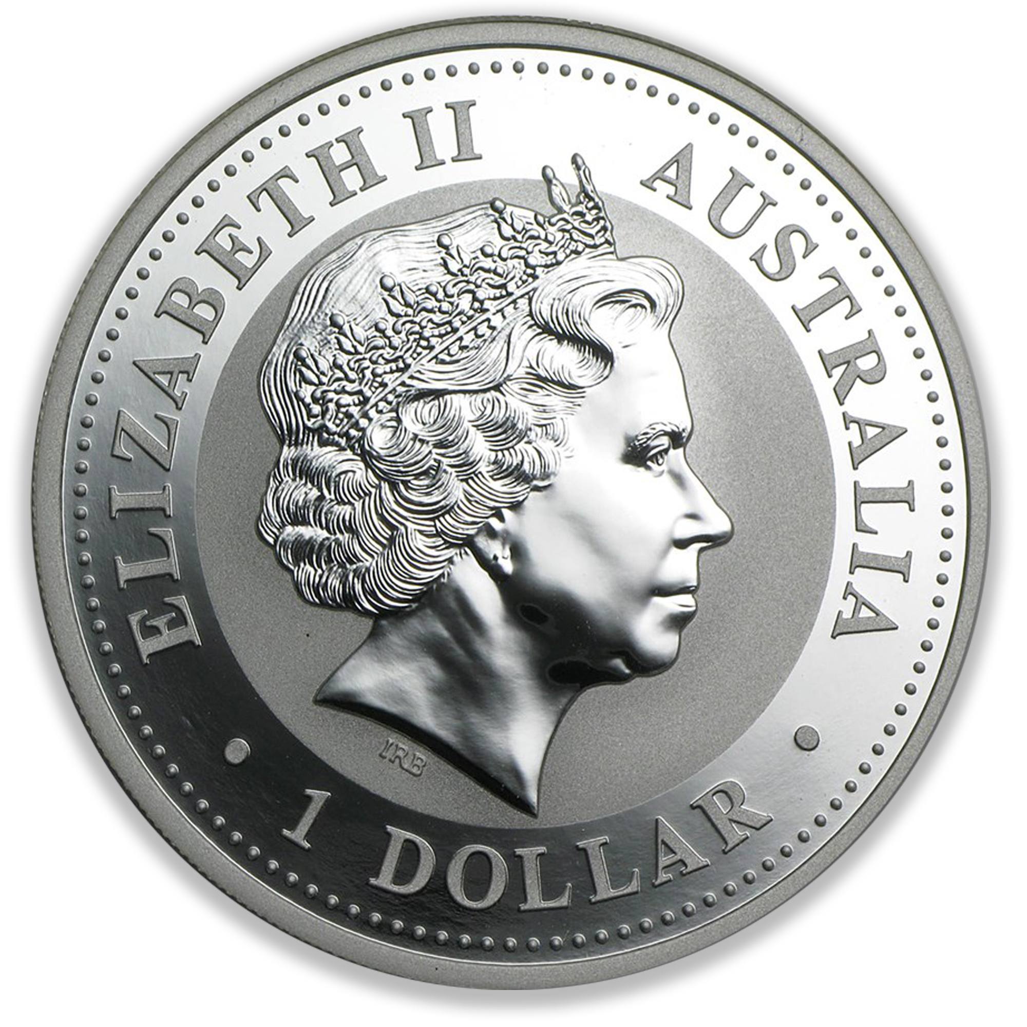 2002 1oz Perth Mint Silver Kookaburra Coin