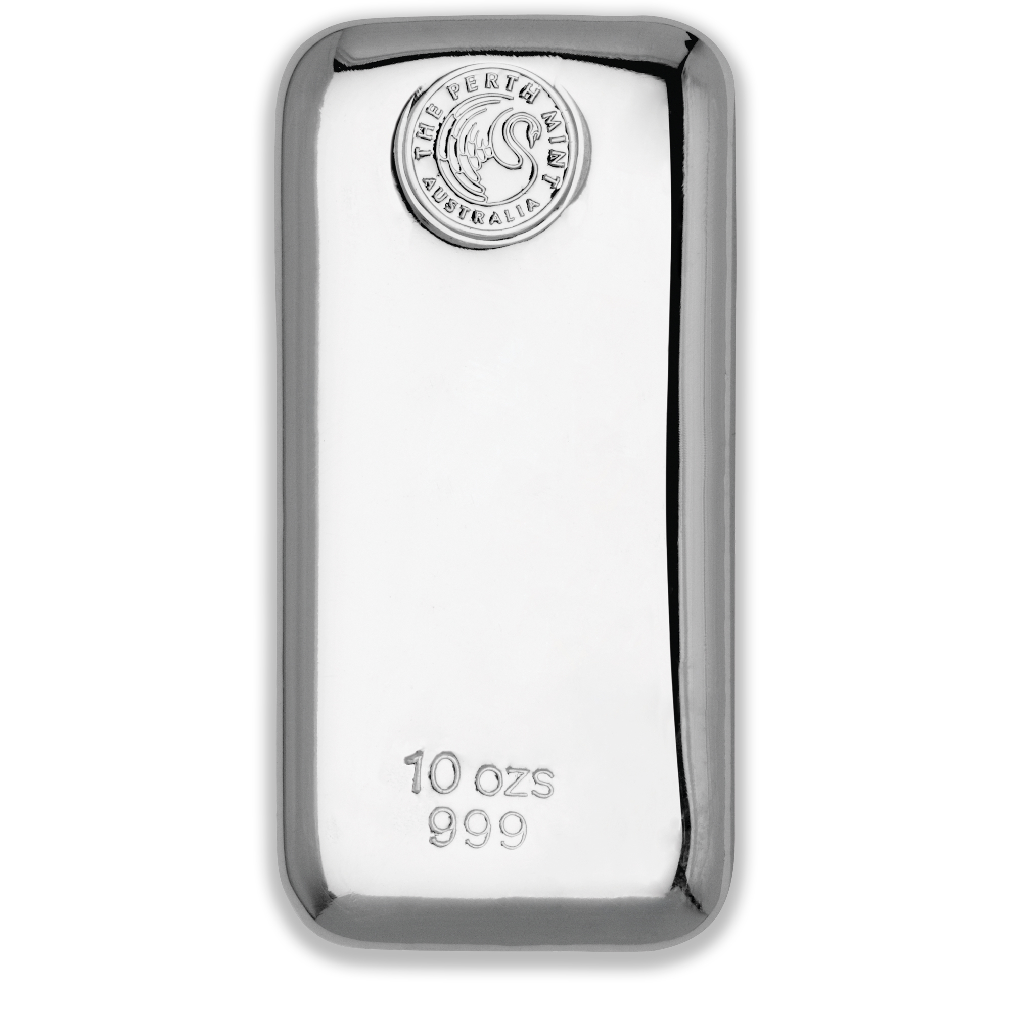 10oz Perth Mint Silver Cast Bar