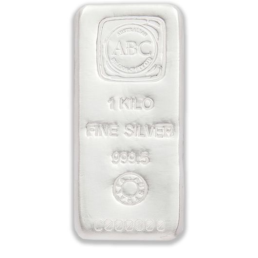 1Kg ABC Silver Cast Bar