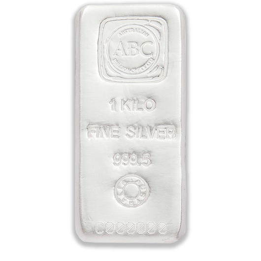 1kg ABC Silver Cast Bar