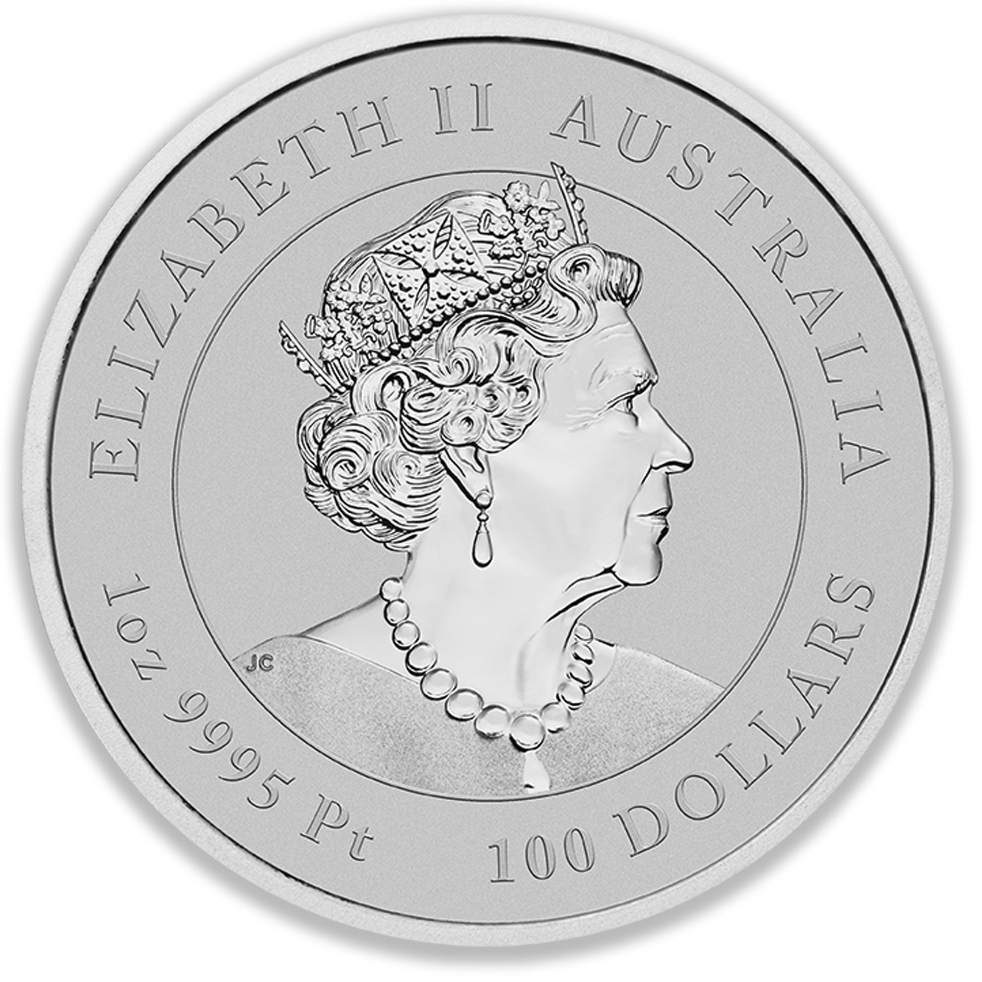 2021 1oz Perth Mint Platinum Lunar Ox Coin Series 3