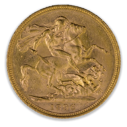 1896M Veil Head Sovereign Uncirculated