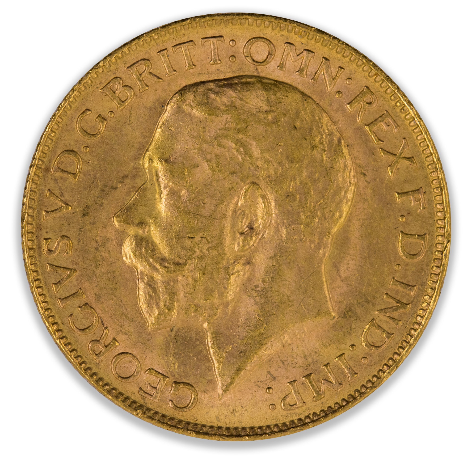 1924M Geroge V Sovereign  About Uncirculated
